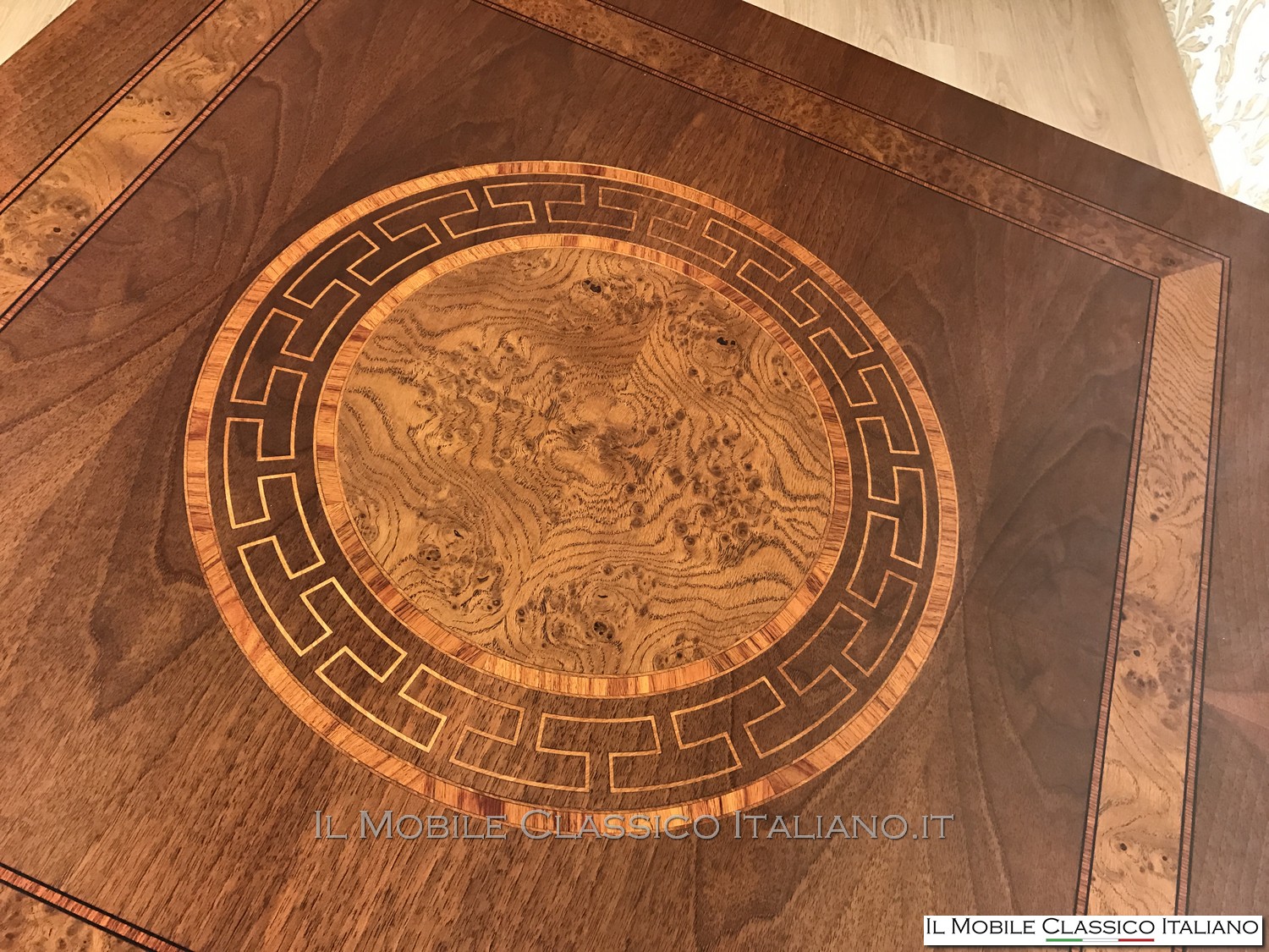 Tavolino salotto legno classico